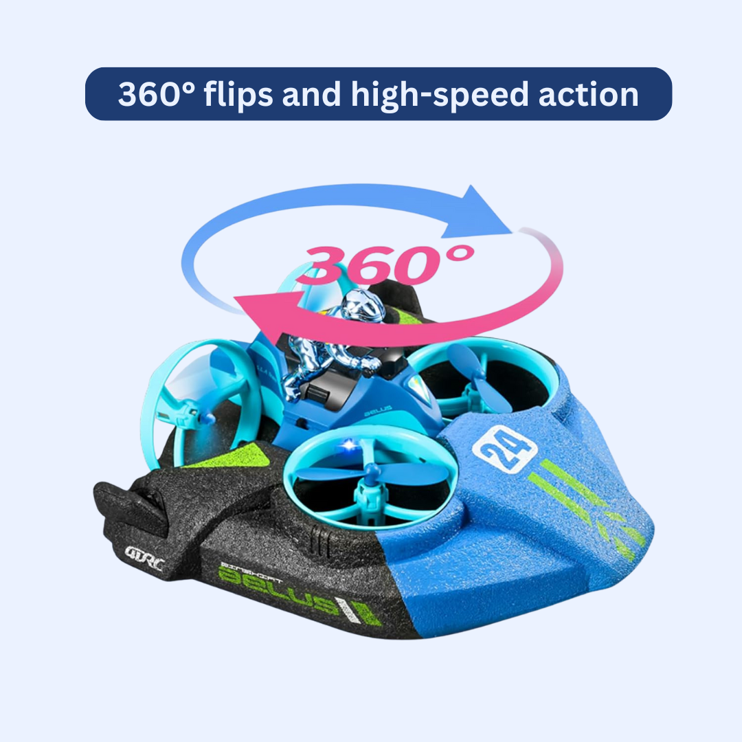 3-in-1 Innova RC Drone & Hovercraft