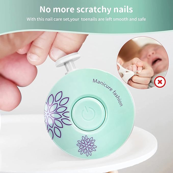 Baby Nail File & Electric Nail Clippers – Safe & Gentle Trimming