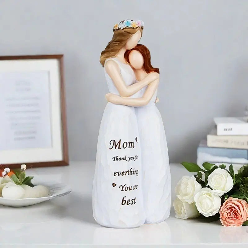 π Mother & Daughter Embrace Figurine