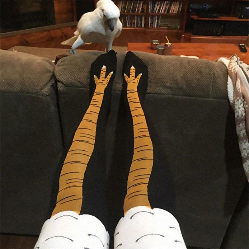 CluckStep Socks – Hilarious 3D Chicken Legs!