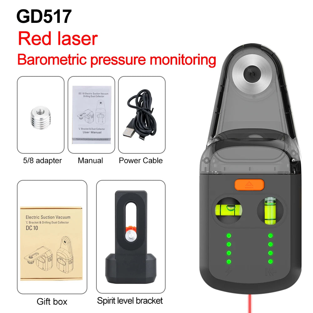 3-in-1 Laser Level Tool – Precision, Power & Convenience in One!