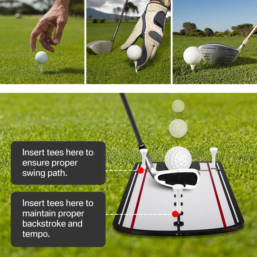 Guide Rails Putting Mirror – Perfect Your Putting Stroke!