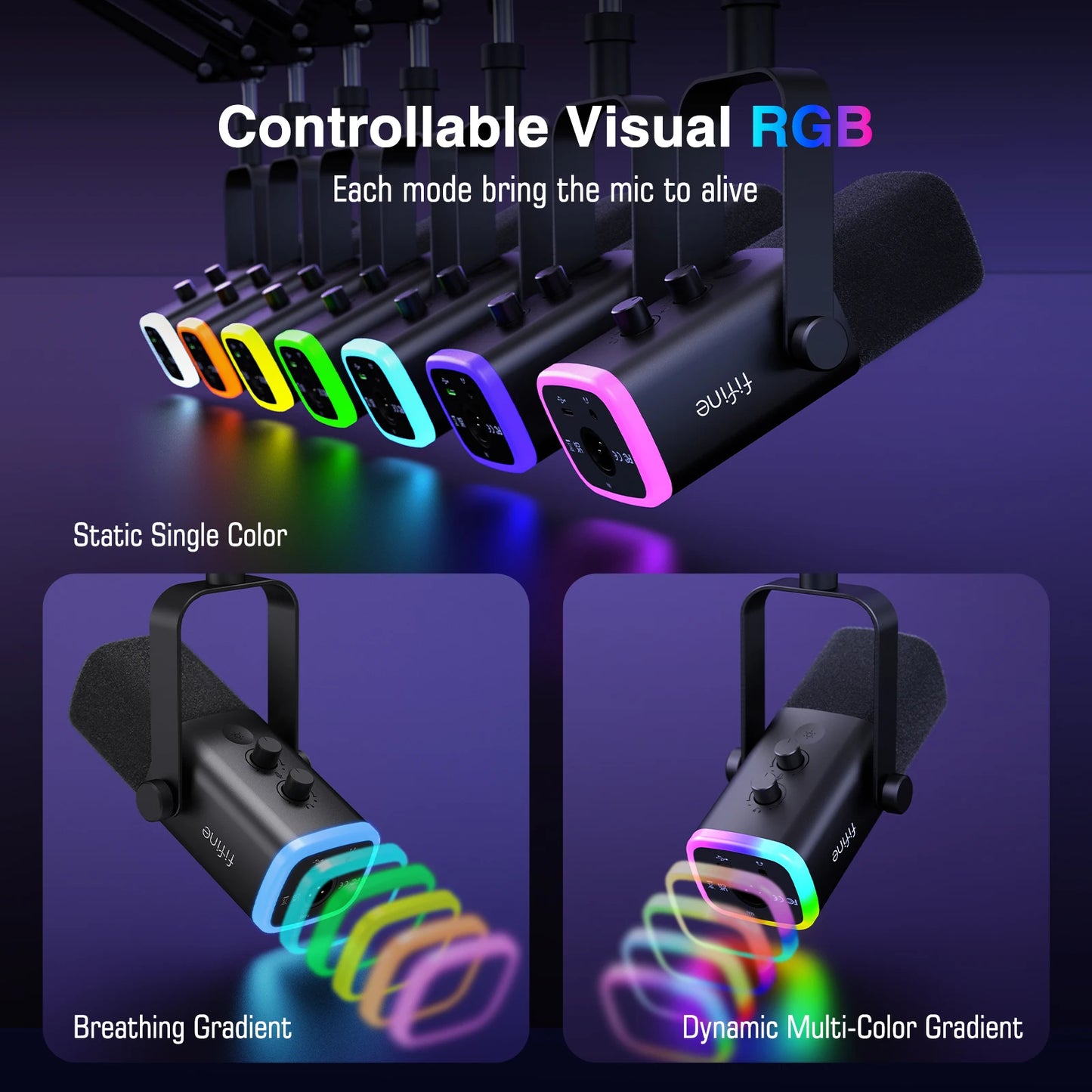 Dynamic XLR & USB-C Microphone Kit