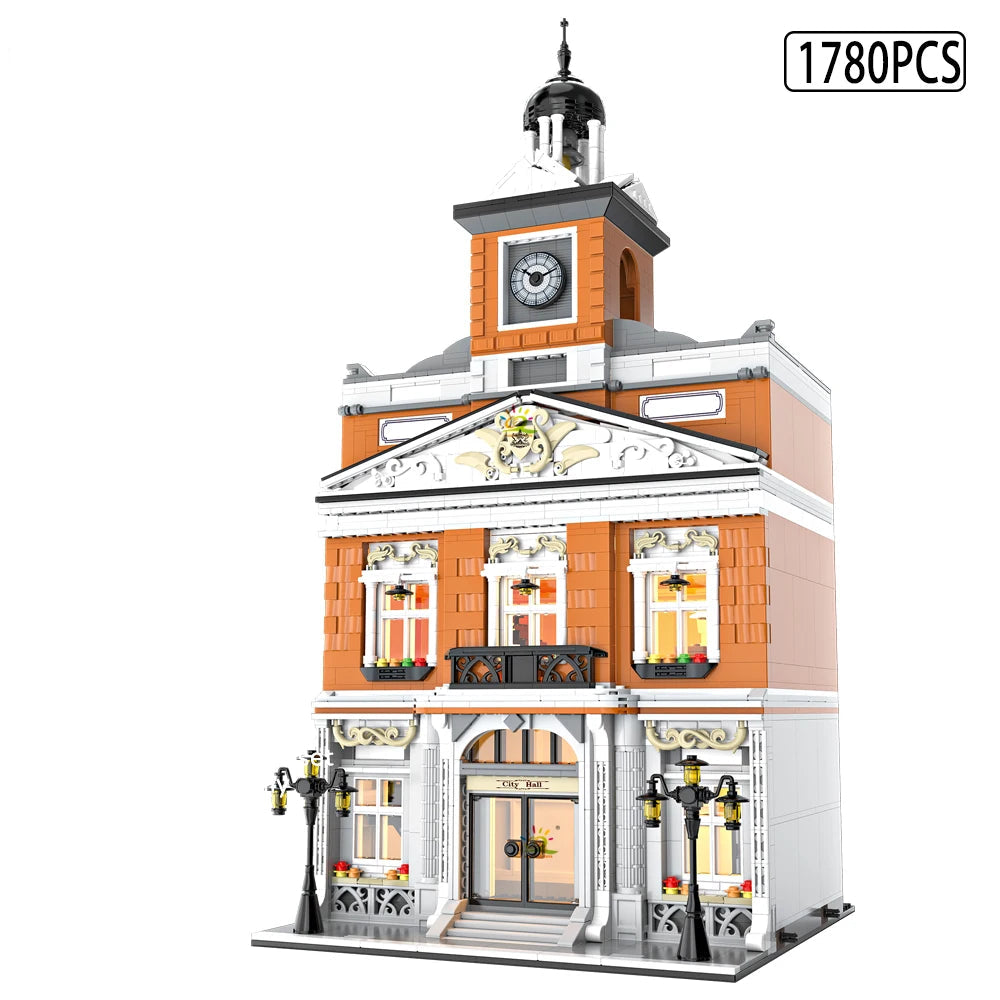 Mini City Street Building Set – Café, Shops & Apartments