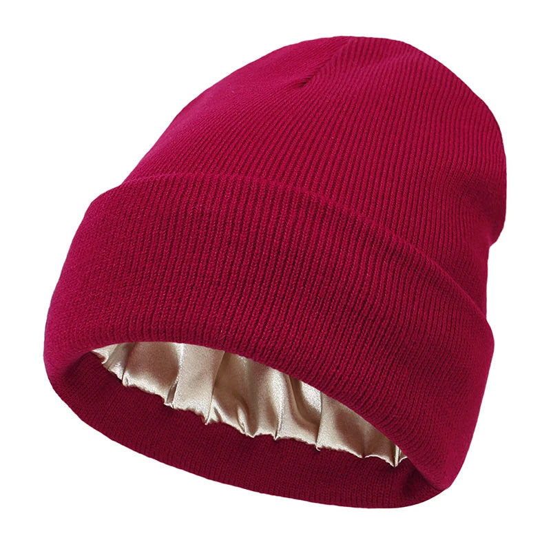 No Frizz, No Fuss: Waterproof Satin Beanie