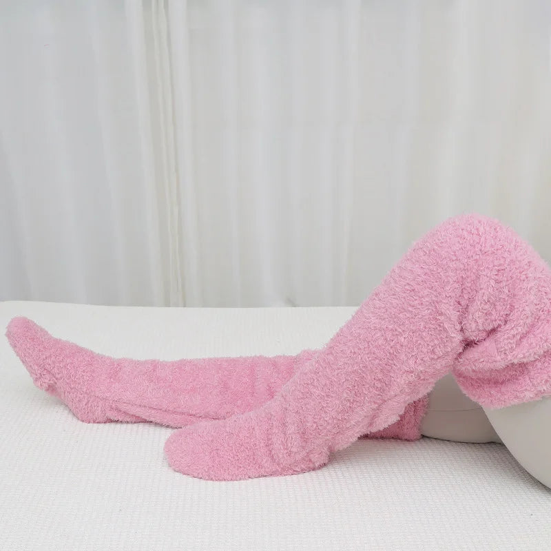 Ultra-Soft Fuzzy Long Winter Socks – The Coziest Way to Stay Warm!