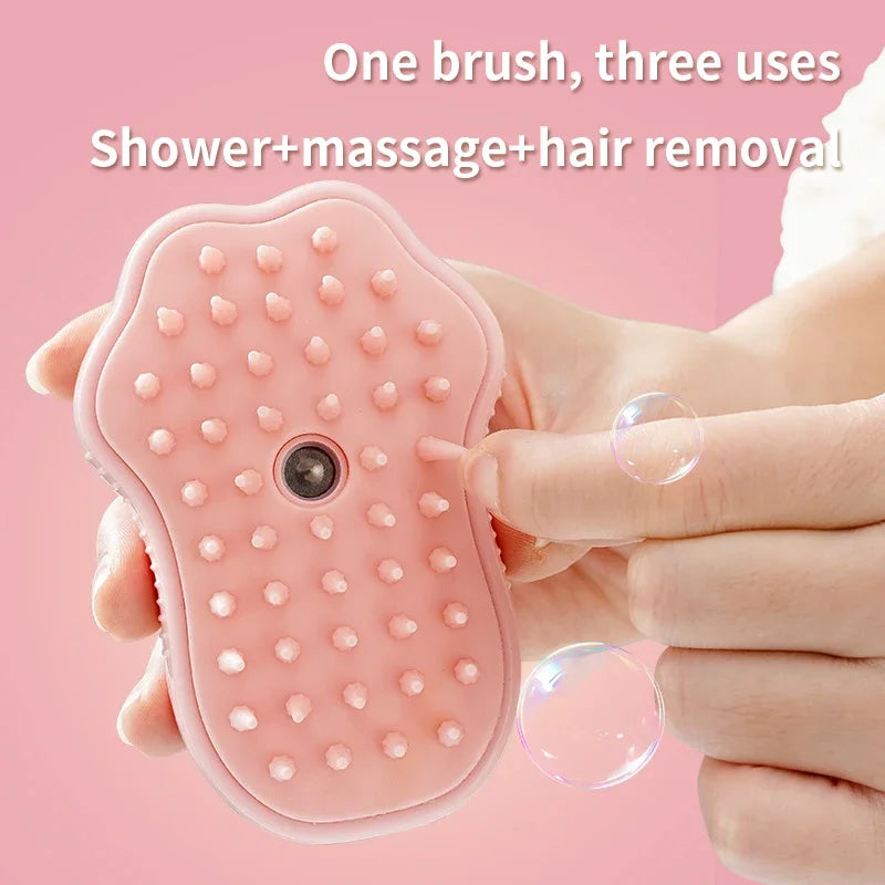 Cat Paw Shaped Steam Brush – The Ultimate 3-in-1 Grooming Tool!