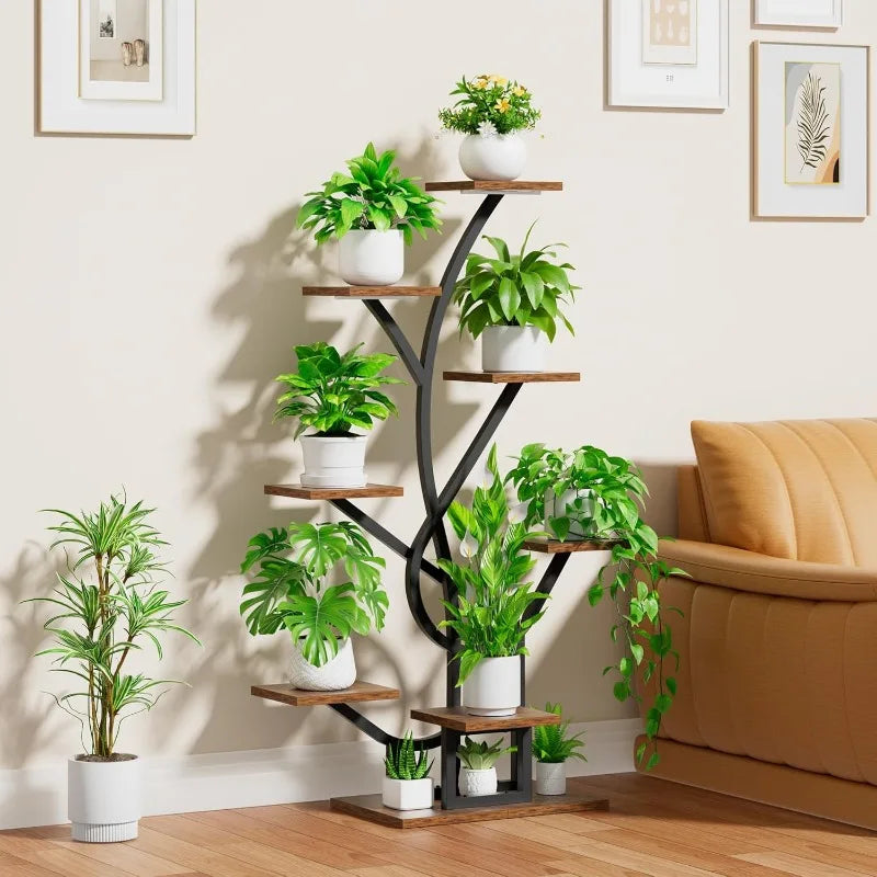 GlowGrow 8-Tier Plant Stand – Elevate & Illuminate!