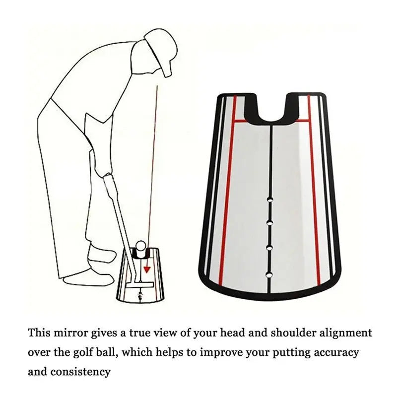 Guide Rails Putting Mirror – Perfect Your Putting Stroke!