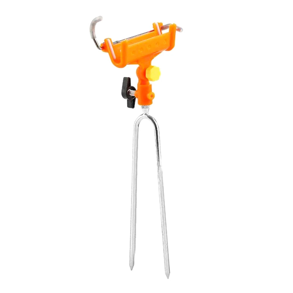 AquaGrip™ 🎣🔒 – 360° Self-Locking Fishing Rod Holder with Adjustable Bracket