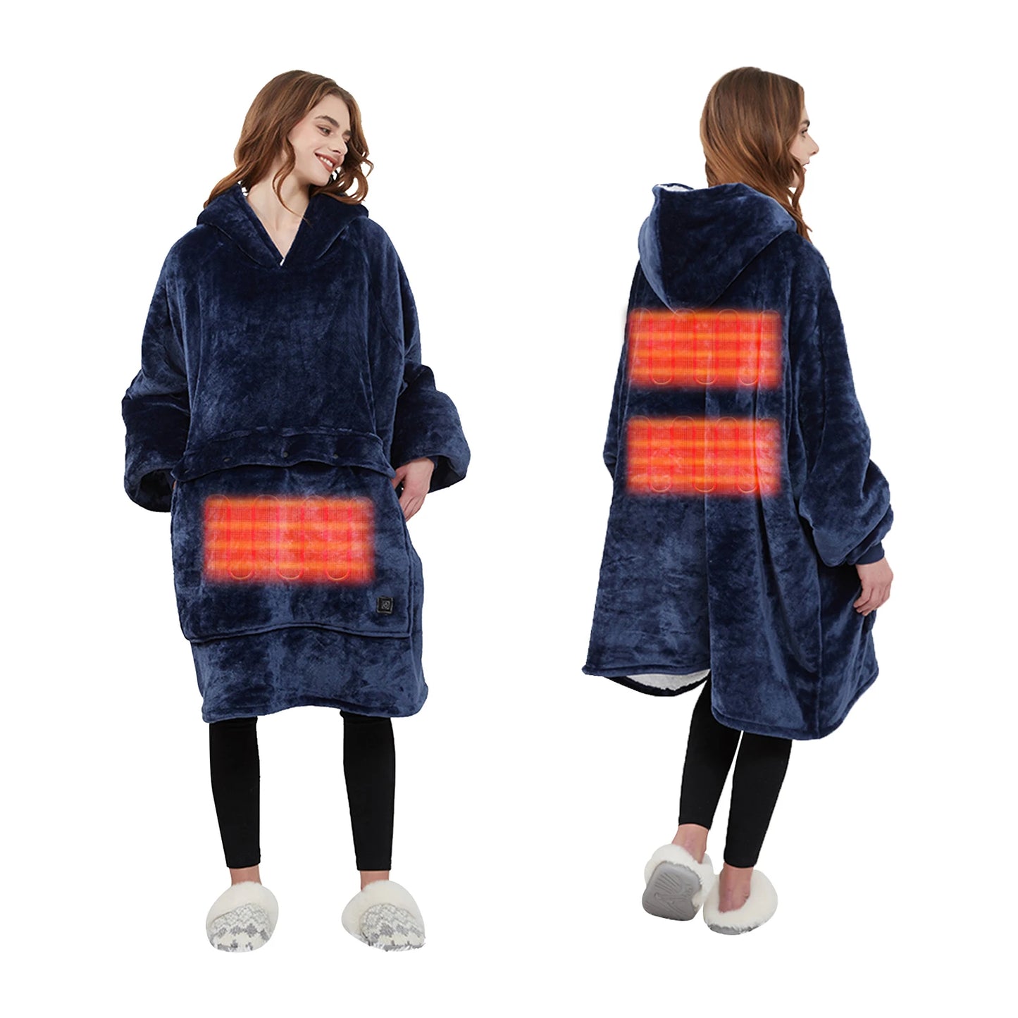 Cozy Heat Hoodie: Stay Warm & Snuggle Anywhere!