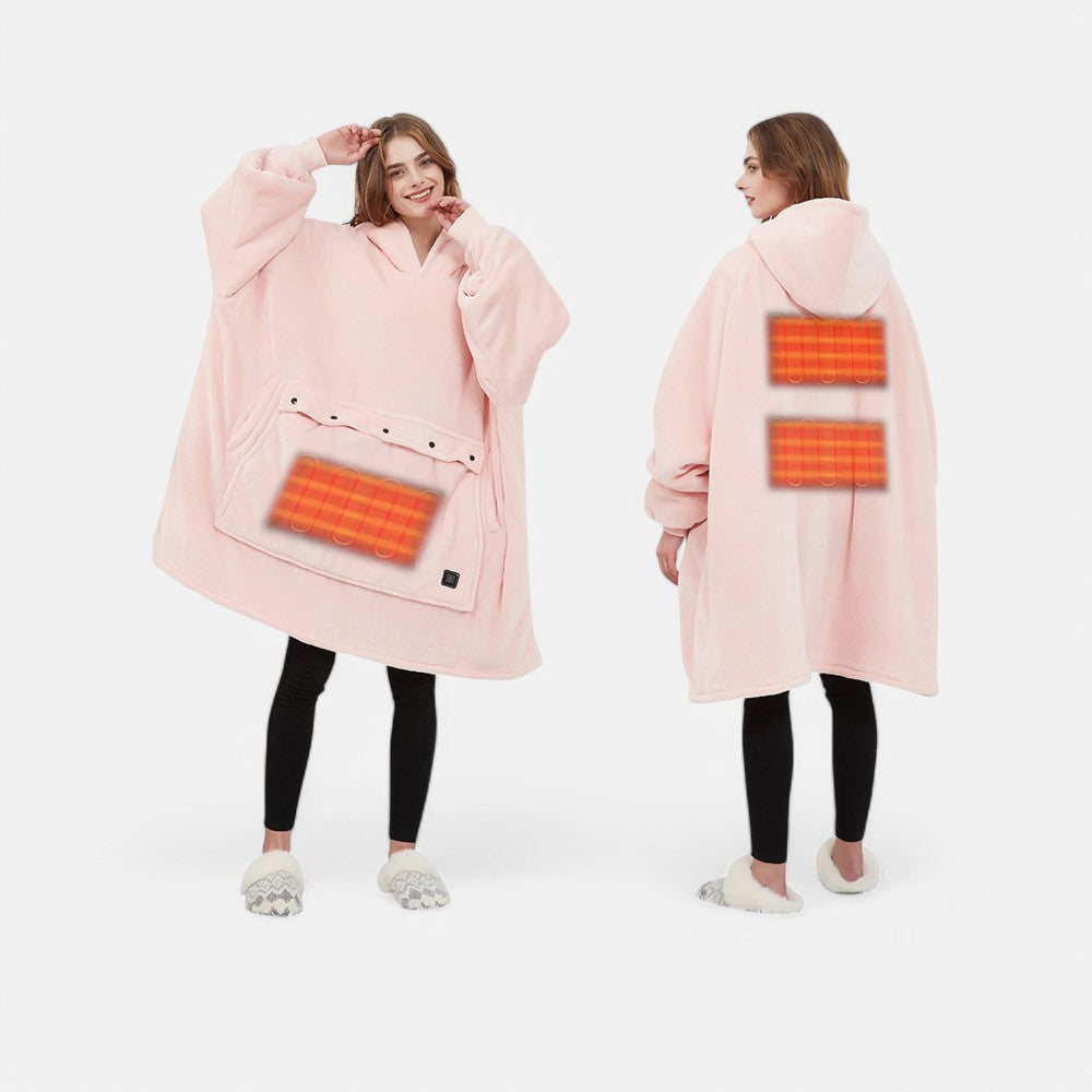 Cozy Heat Hoodie: Stay Warm & Snuggle Anywhere!
