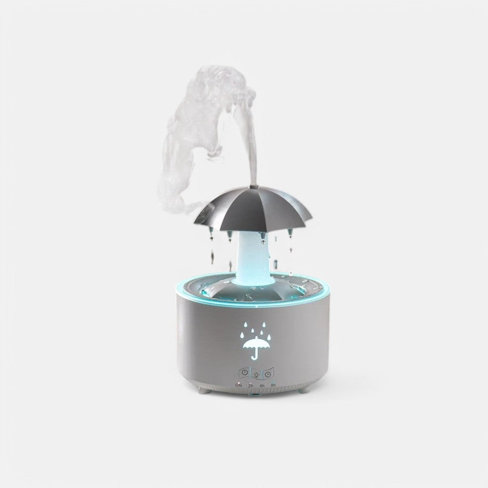 Aromatherapy Rotating Water Droplet LED Umbrella Humidifier β Relax, Refresh, Rejuvenate!