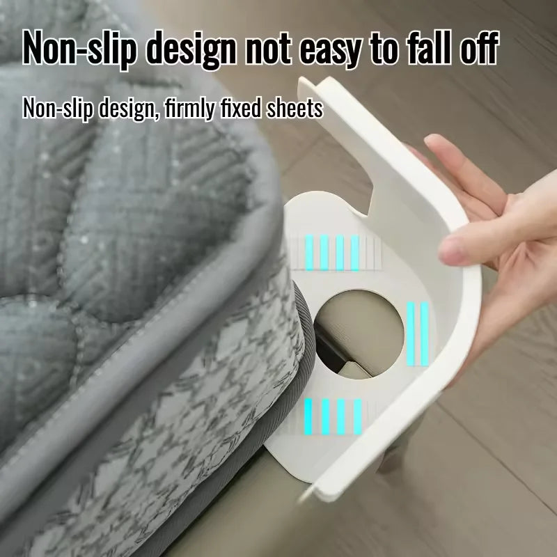 🛏️ SheetGrip™ – 4PCS Premium Bed Sheet Fixing Clips