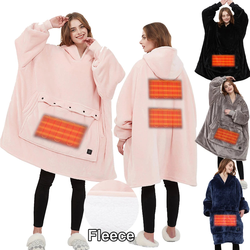 Cozy Heat Hoodie: Stay Warm & Snuggle Anywhere!