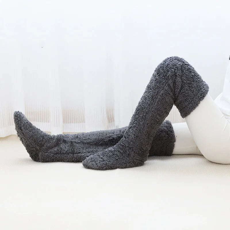 Ultra-Soft Fuzzy Long Winter Socks – The Coziest Way to Stay Warm!