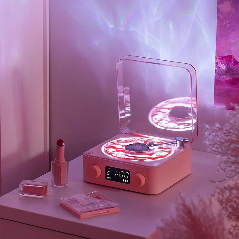 Premium Waves Retro Bluetooth Vinyl Record Player – Nostalgic Charm Meets Modern Sound!