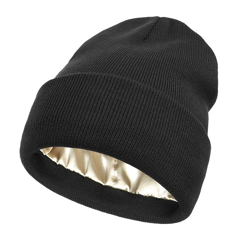 No Frizz, No Fuss: Waterproof Satin Beanie
