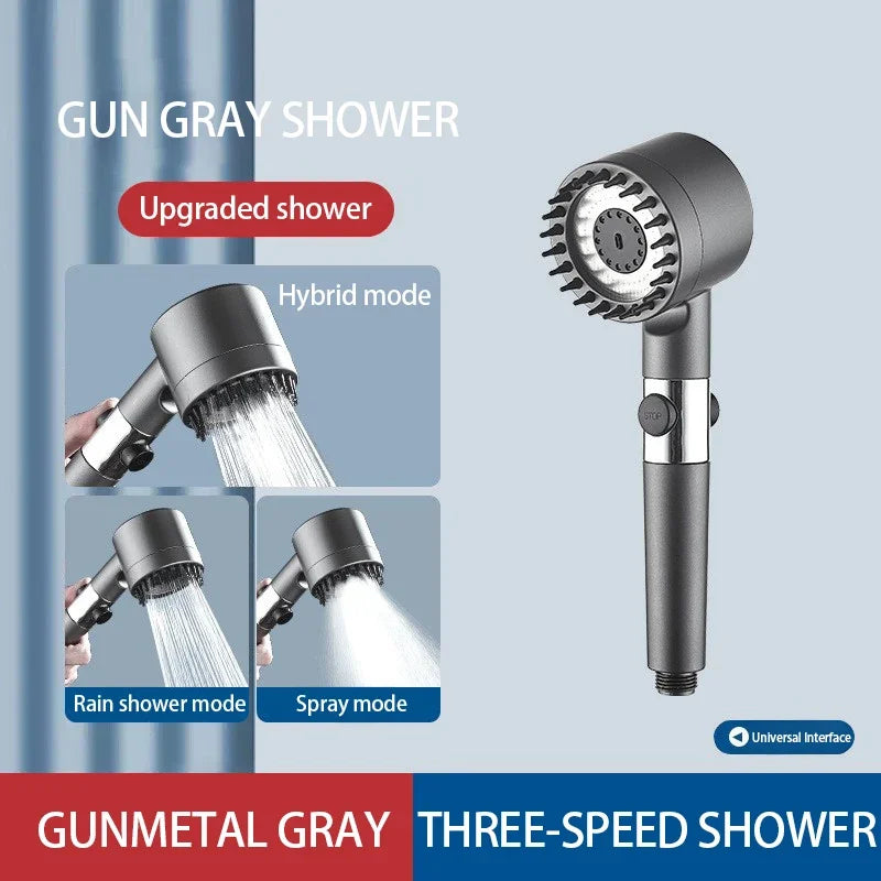 High-Pressure Filtered Shower Head – Spa-Like Experience at Home!