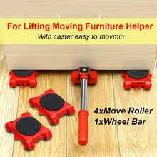 Heavy Furniture Roller Set With Lifter Tool – Move Furniture Effortlessly!