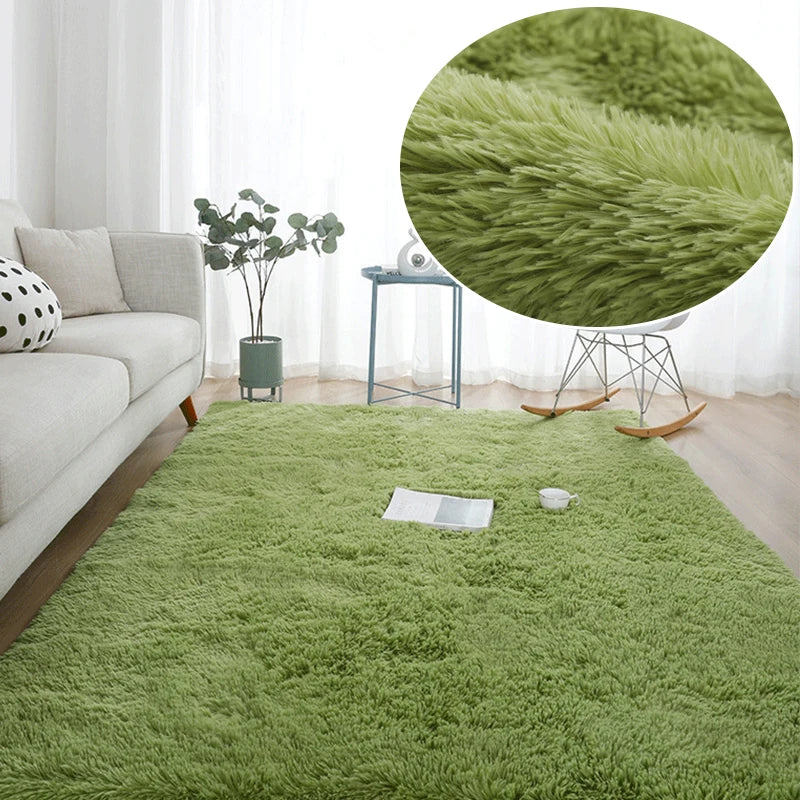 RainbowCloud Plush Rug β Soft, Fluffy & Vibrant!