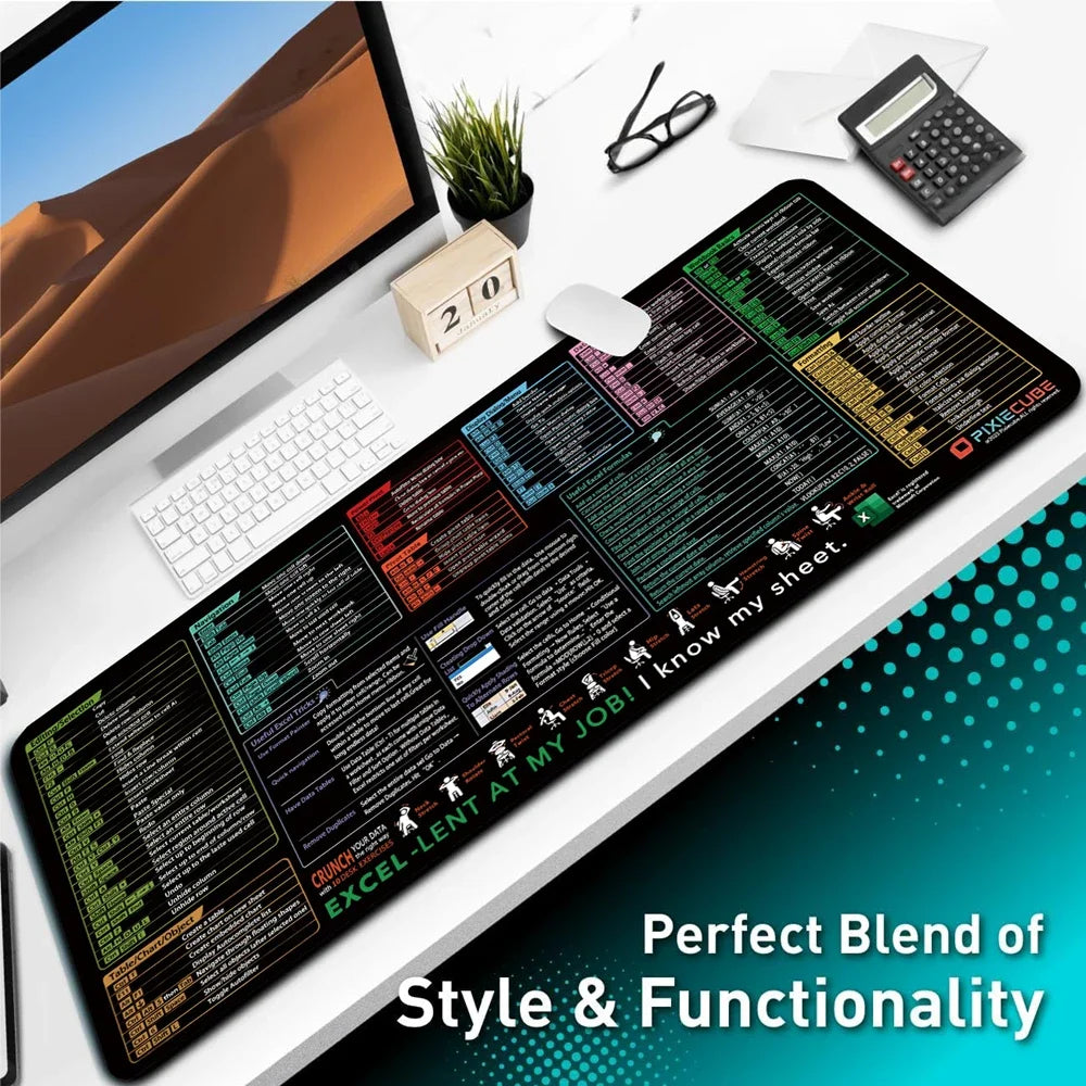 Excel Shortcut Keys Mouse Pad – Work Smarter, Excel Faster!