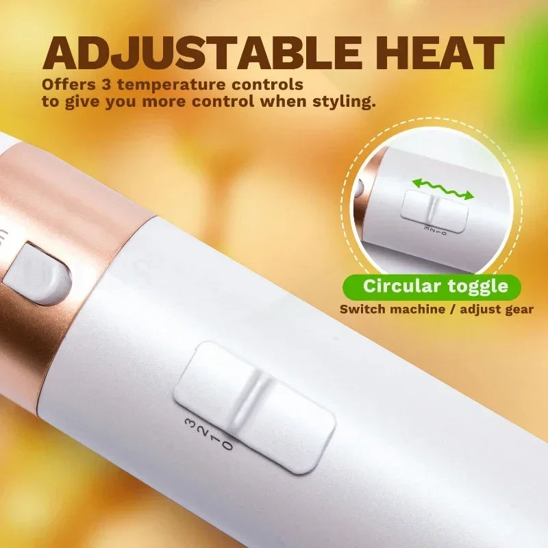 5-in-1 Professional Negative Ionic Hair Styler – Style, Protect, and Shine!