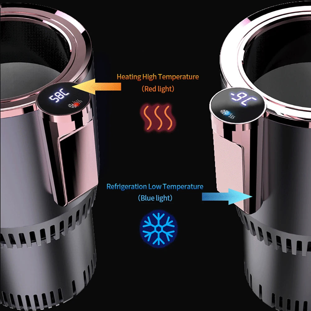 Smart Car 2-In-1 Hot & Cold Cup Holder – Keep Your Drinks at the Perfect Temperature!