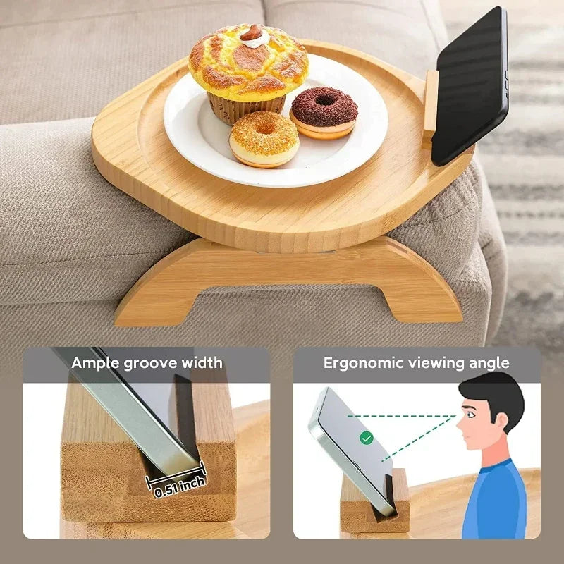 Sofa Arm Tray – The Ultimate Couchside Convenience!