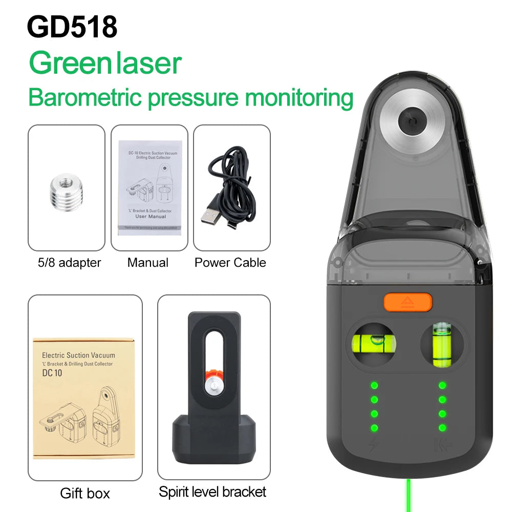 3-in-1 Laser Level Tool – Precision, Power & Convenience in One!