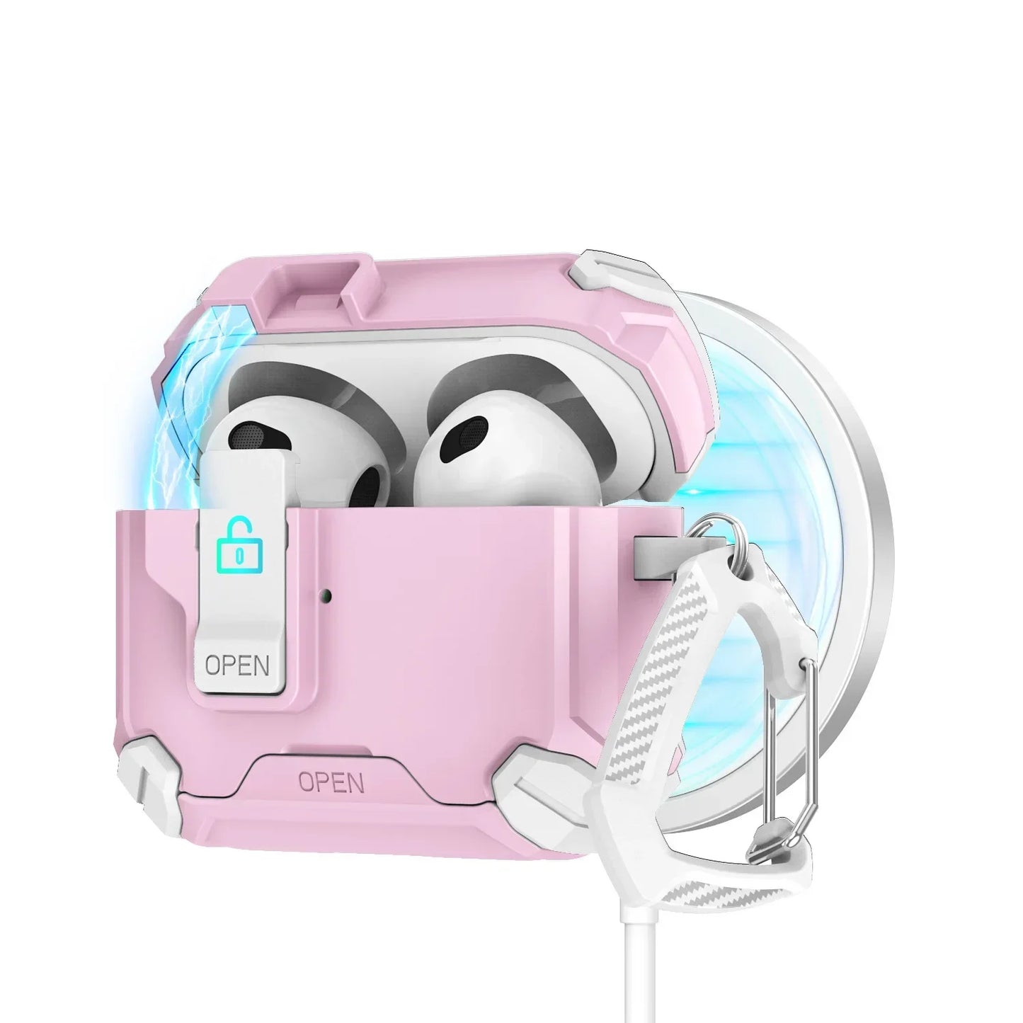 š MagLock⢠AirPods Case ā Magnetic, Dustproof & Kickstand Cover