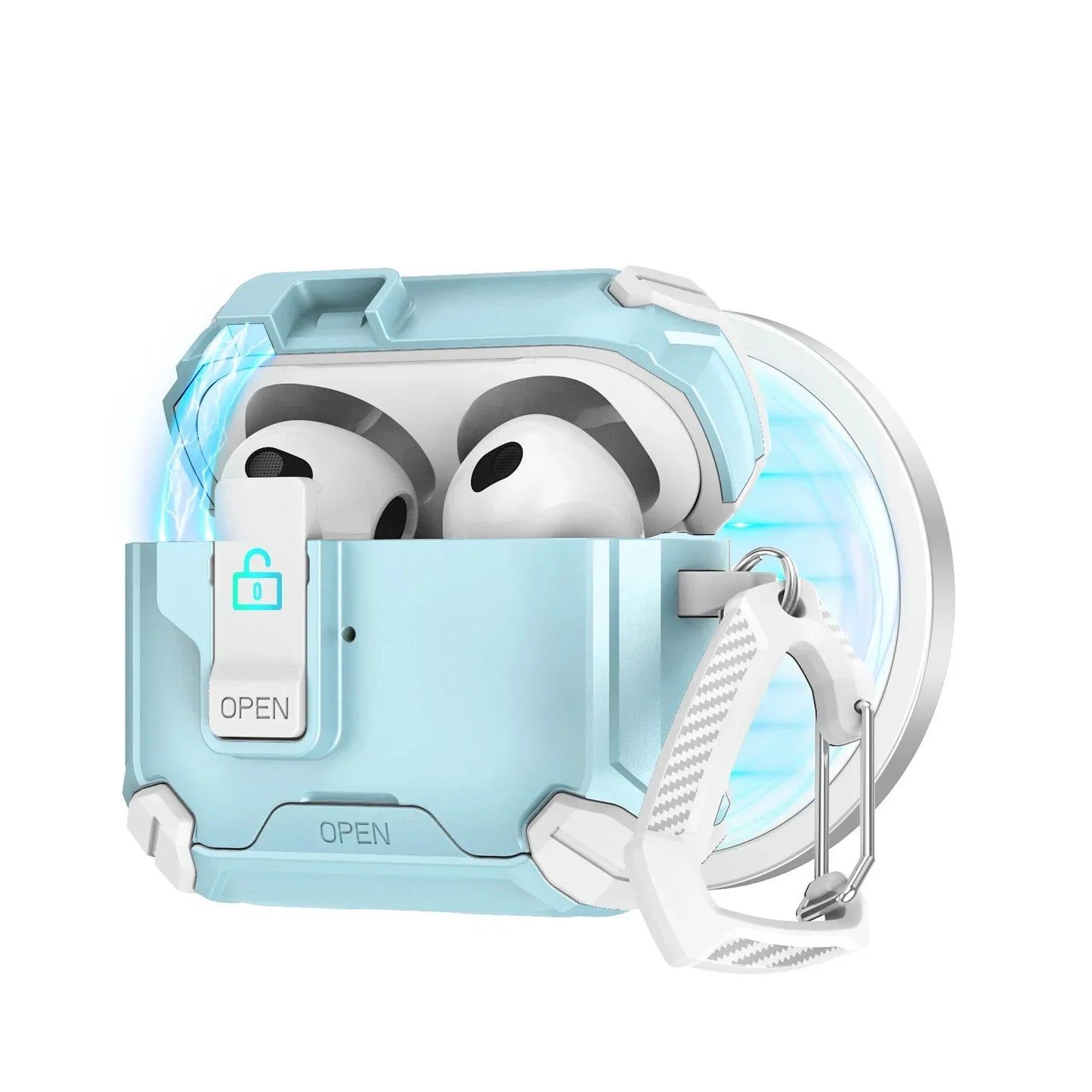 š MagLock⢠AirPods Case ā Magnetic, Dustproof & Kickstand Cover