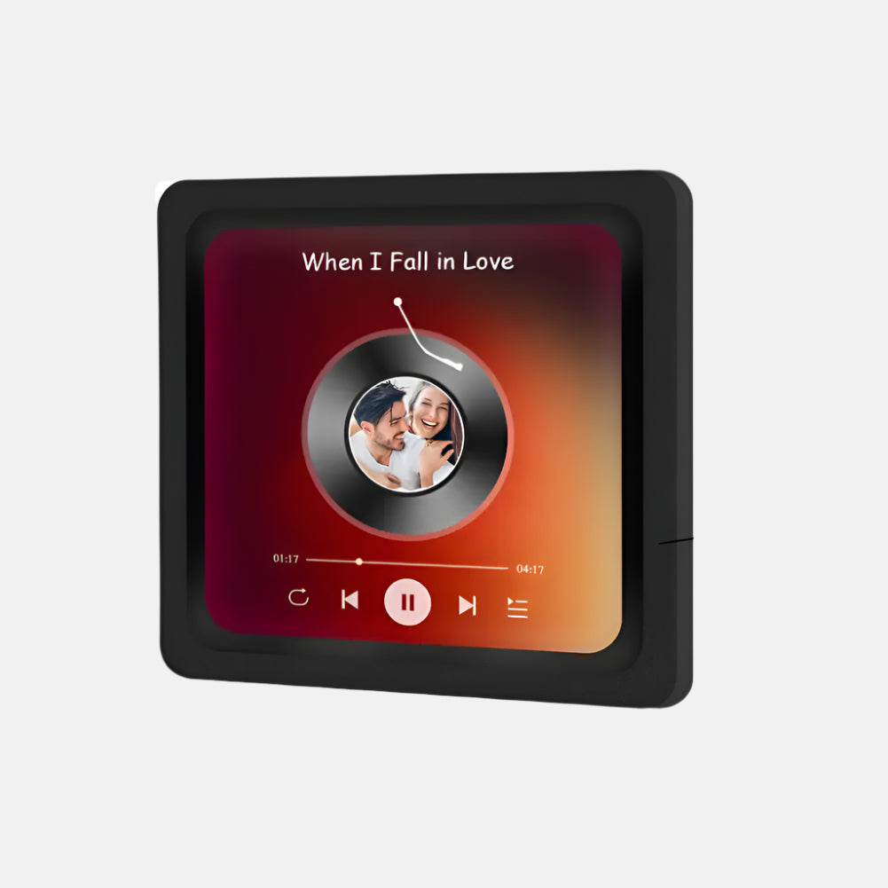 Personalized Music Fridge Magnet – Your Favorite Song & Photo in One!
