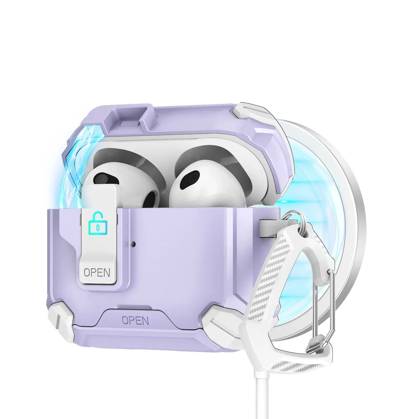 š MagLock⢠AirPods Case ā Magnetic, Dustproof & Kickstand Cover