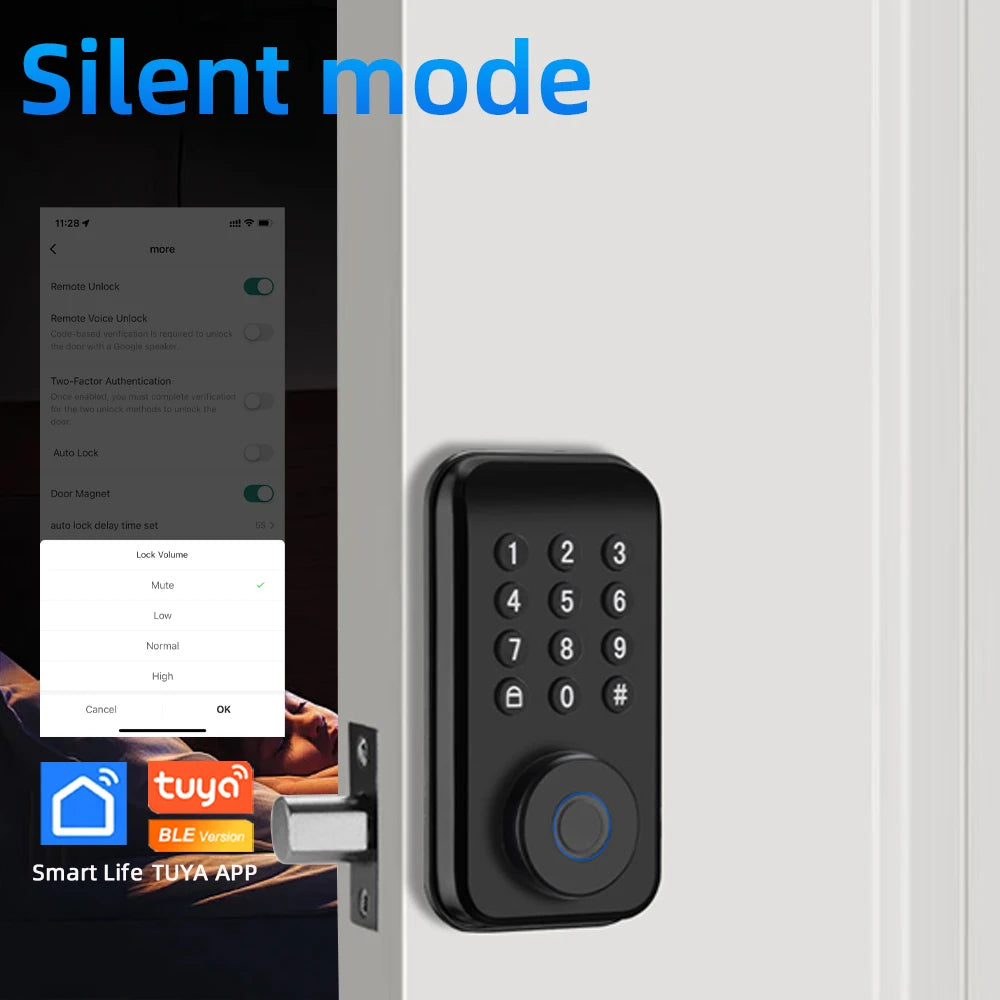 WiFi Smart Lock Pro with Keypad Touch – Secure, Smart & Effortless!
