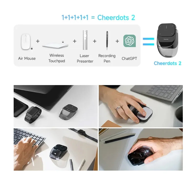 TouchVoice AI Mouse – Smart Control, Easy Recording!