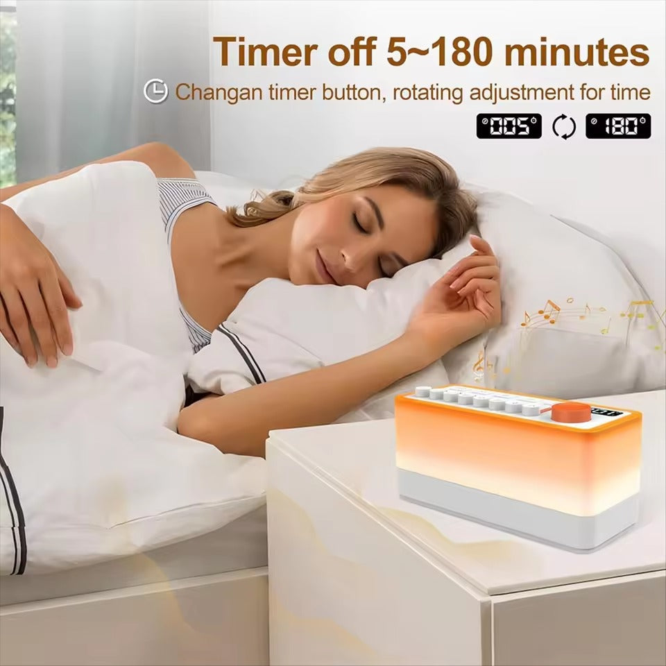 LumiSound™ – Bluetooth Speaker with Ambient Light & White Noise Sleep Aid