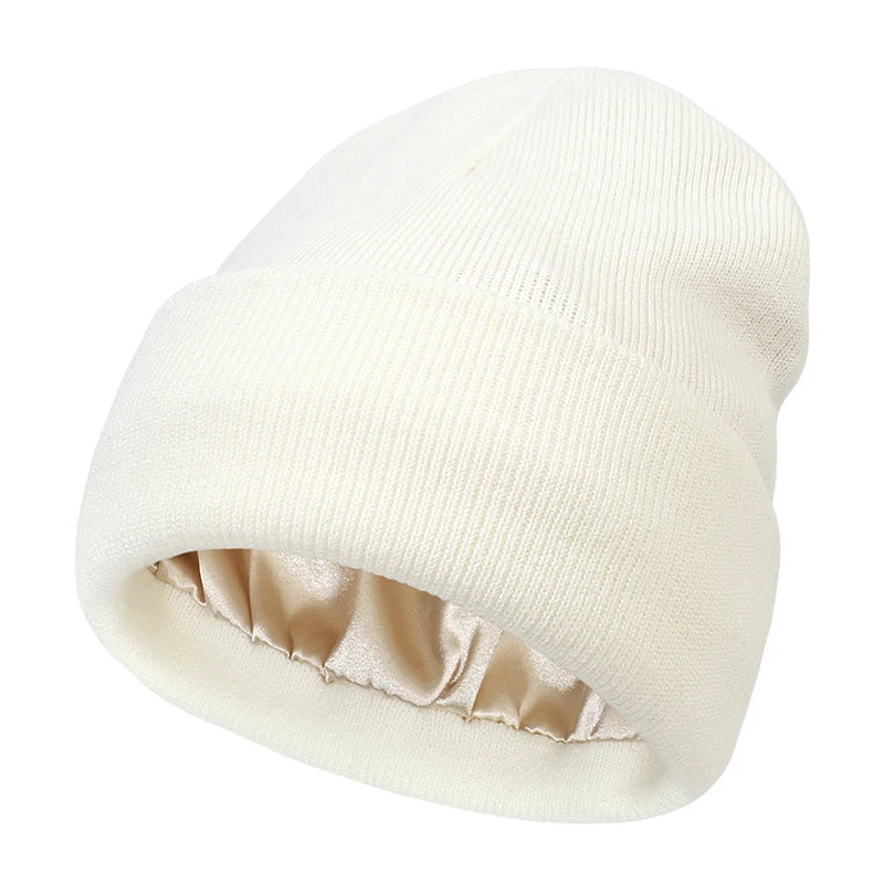 No Frizz, No Fuss: Waterproof Satin Beanie