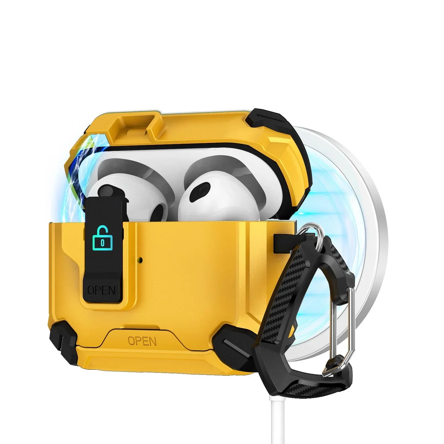 š MagLock⢠AirPods Case ā Magnetic, Dustproof & Kickstand Cover