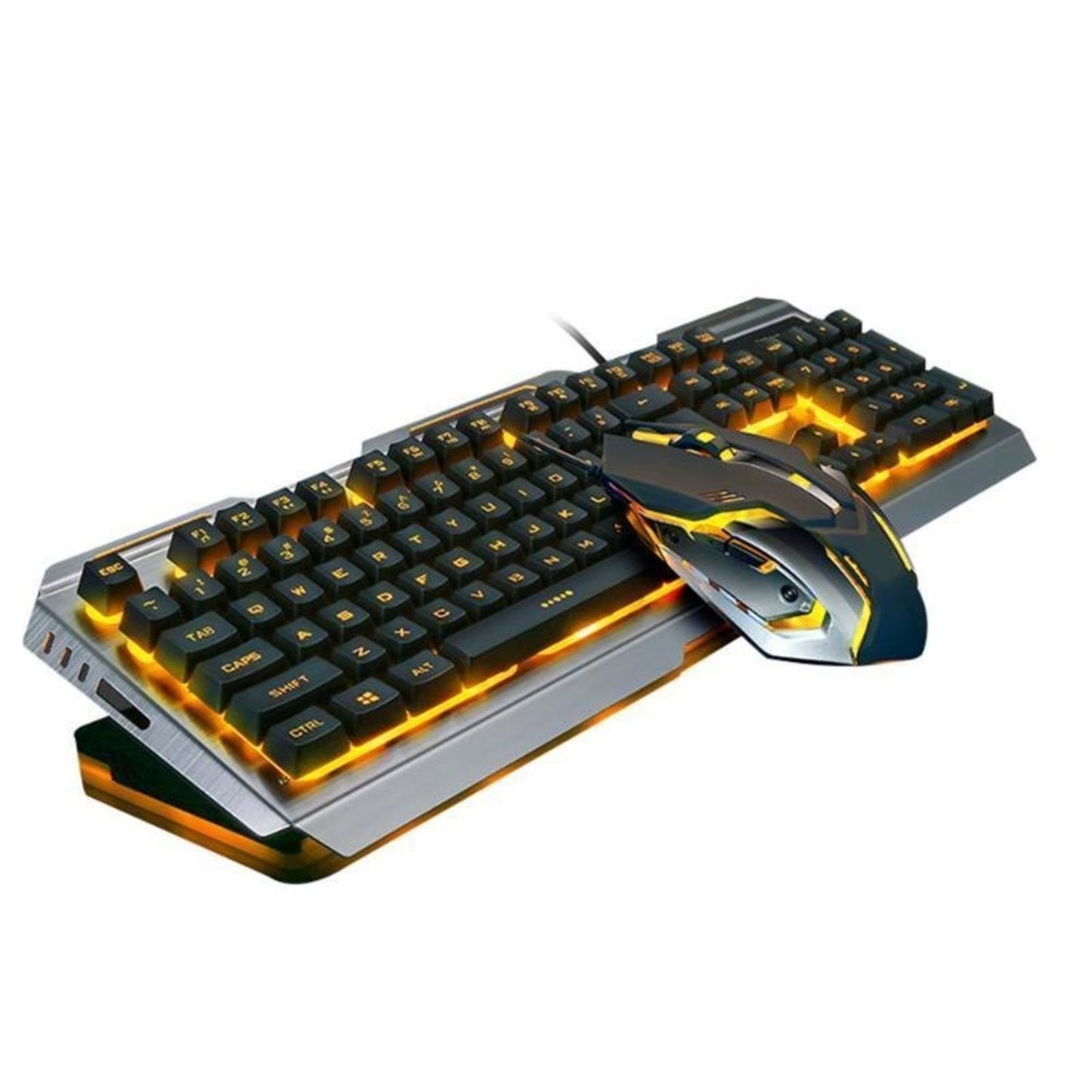 Ninja Dragons Tungsten Gold Gaming Keyboard & Mouse Set