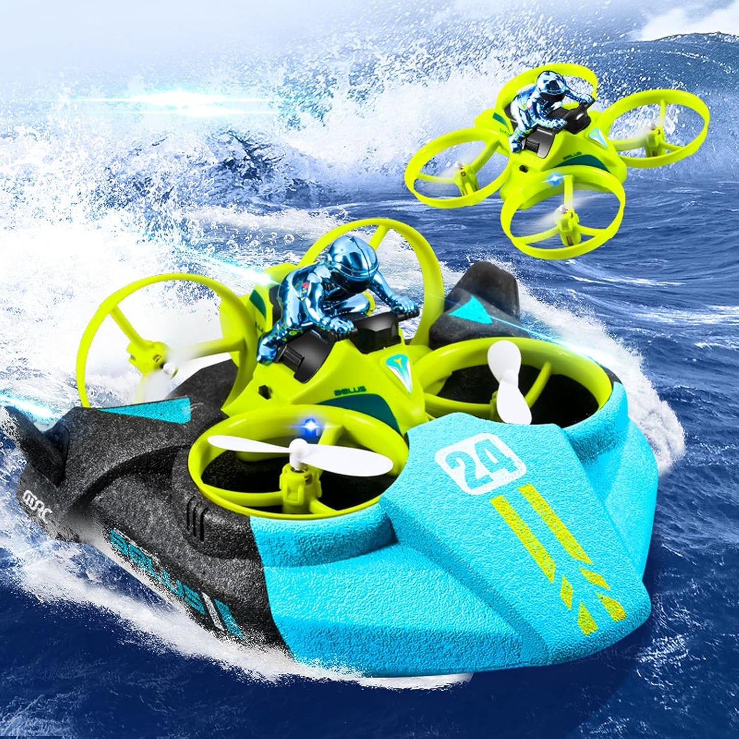 3-in-1 Innova RC Drone & Hovercraft